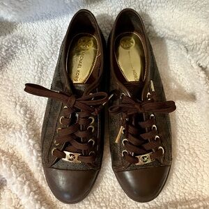 MK Michael Kors Brown “Kristy” Sneakers